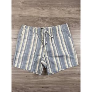 AE 5.5” Lived-In Flex Trekker Short XL Blue White‎ Striped